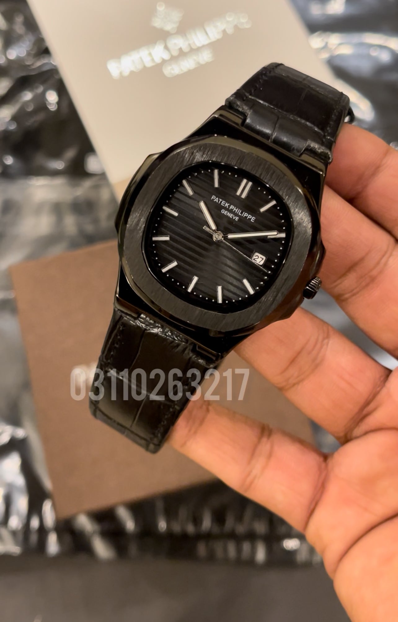 PP Black strap & Black Dial