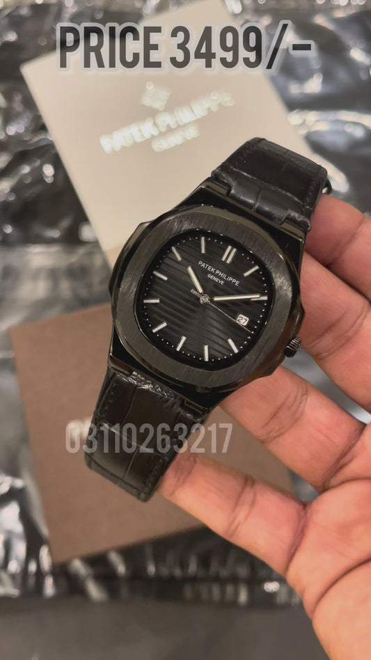 PP Black strap & Black Dial